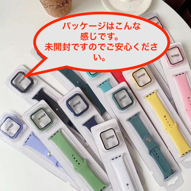 Apple Watch(アップルウォッチ)のAppleWatch アップルウォッチ バンド カバー S/M 44mm 薔薇赤 メンズの時計(ラバーベルト)の商品写真