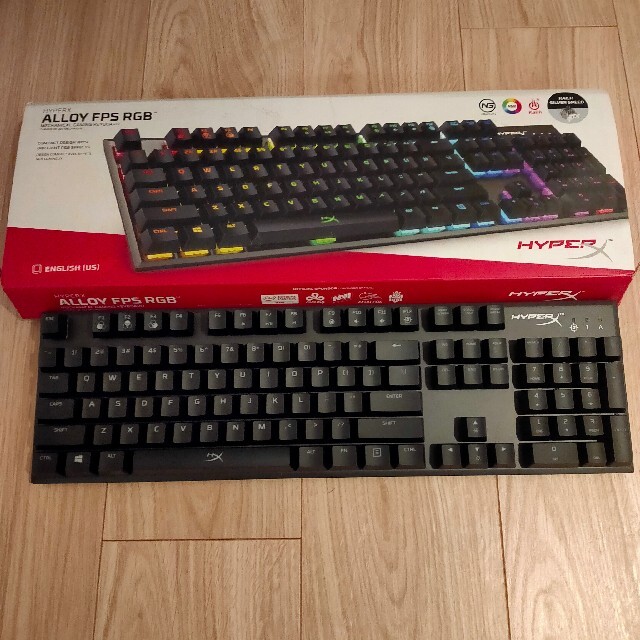 HyperX Alloy FPS RGB銀軸 ゲーミングキーボード