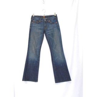 セブンフォオールマンカインド(Seven for all mankind)の美品 送料無料！　セブン フォーオールマンカインド インディゴ ブルー デニム(デニム/ジーンズ)