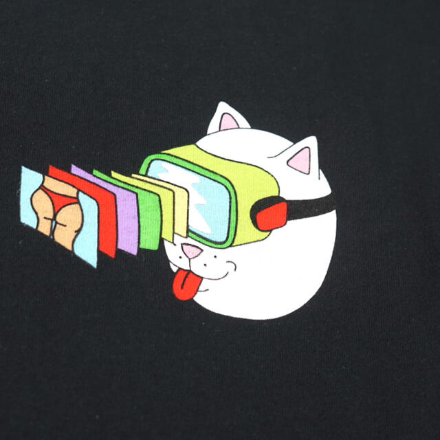 Supreme(シュプリーム)の◆新作◆RIPNDIP VR Nerm ロングTシャツ　Mサイズ　ブラック メンズのトップス(Tシャツ/カットソー(七分/長袖))の商品写真