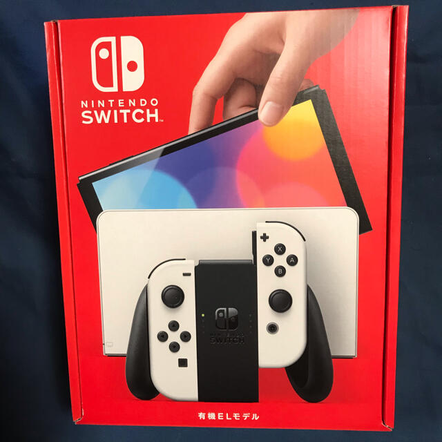 新品未開封 Nintendo Switch 有機EL JCホワイト＆保護フィルム