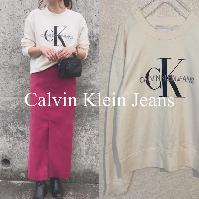 Calvin Klein Jeans モノグラムロゴスウェット