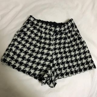 ミスティウーマン(mysty woman)のmysty woman 千鳥柄ショートパンツ(ショートパンツ)