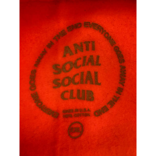 Anti social social club フード　パーカー メンズのトップス(パーカー)の商品写真