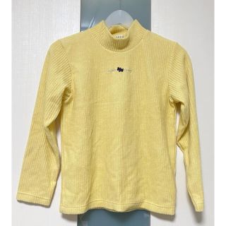 新品　SACCO　タートルネックカットソー　キッズ150　イエロー　スエード(Tシャツ/カットソー)