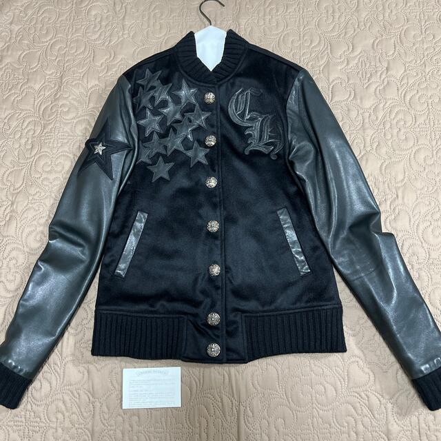 Chrome Hearts(クロムハーツ)のSherry様♡ご専用♡CHROME HEARTS レターマン　ジャケットM レディースのジャケット/アウター(スタジャン)の商品写真