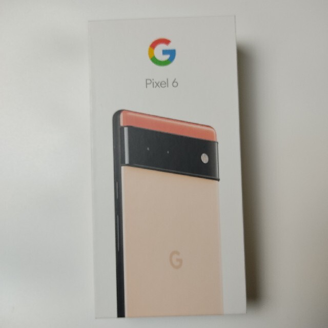 Google Pixel(グーグルピクセル)のGoogle Pixel 6 新品　8GB/128GB  Kinda Coral スマホ/家電/カメラのスマートフォン/携帯電話(スマートフォン本体)の商品写真