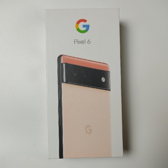 Google Pixel(グーグルピクセル)のGoogle Pixel 6 新品　8GB/128GB  Kinda coral スマホ/家電/カメラのスマートフォン/携帯電話(スマートフォン本体)の商品写真