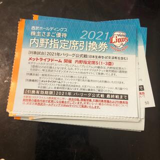西武ライオンズ　西武　株主優待　10枚(その他)