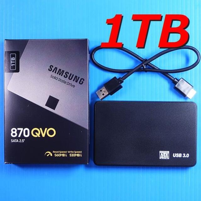 【SSD 1TB】Samsung 870 QVO MZ-77Q1T0B/IT ケ