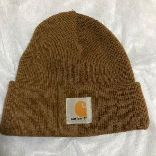 カーハート(carhartt)のcarhartt カーハート ニット帽 ブラウン 茶色(ニット帽/ビーニー)