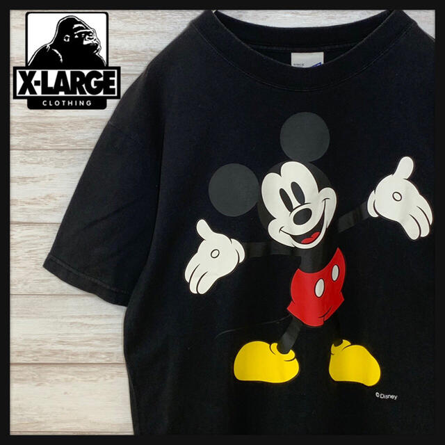 XLARGE(エクストララージ)の【最高コラボ】エクストララージ×ディズニー☆ 超希少 両面プリント Tシャツ メンズのトップス(Tシャツ/カットソー(半袖/袖なし))の商品写真