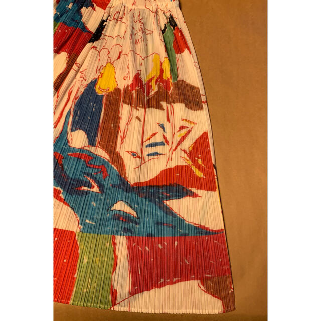 PLEATS PLEASE ISSEY MIYAKE(プリーツプリーズイッセイミヤケ)のイッセイミヤケ　プリーツプリーズ　カラフルスカート レディースのスカート(ロングスカート)の商品写真