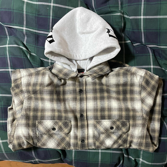 Supreme(シュプリーム)のsupreme Hooded Flannel Zip Up Shirt メンズのトップス(シャツ)の商品写真