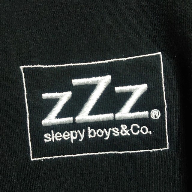 zzz ジィーズ sleepyboys &Co. パーカー フーディ ブラック