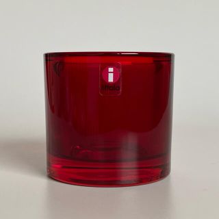 イッタラ(iittala)のKIVI レッド バーコードシール付き キビ イッタラ マリメッコ 3(置物)