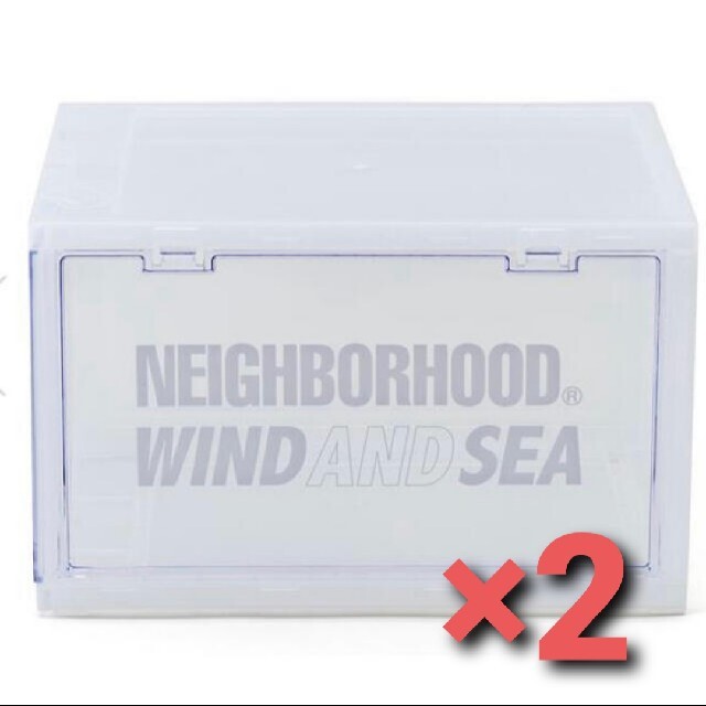 WIND AND SEA NEIGHBORHOOD シューズボックス 2セット