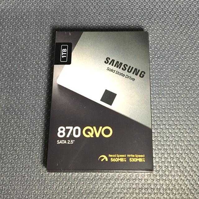 新品 SAMSUNG 870 QVO 1TB SSD