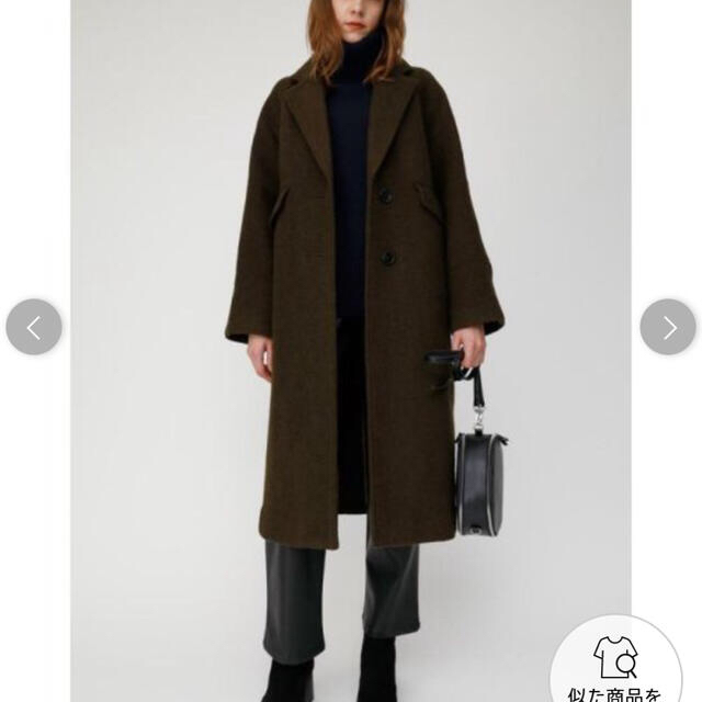 moussy SINGLE BREASTED LONG COAT