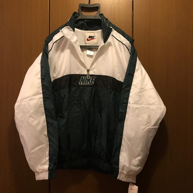 NIKE - 90's ナイキ ハーフジップ ナイロンジャケット 白タグの通販 by