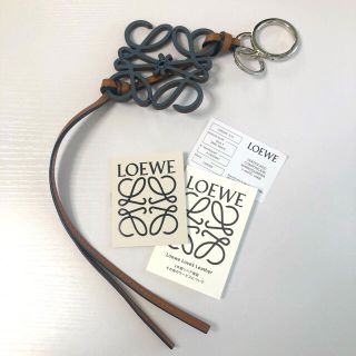 ロエベ(LOEWE)のロエベ　アナグラムチャーム　スチールブルー(チャーム)