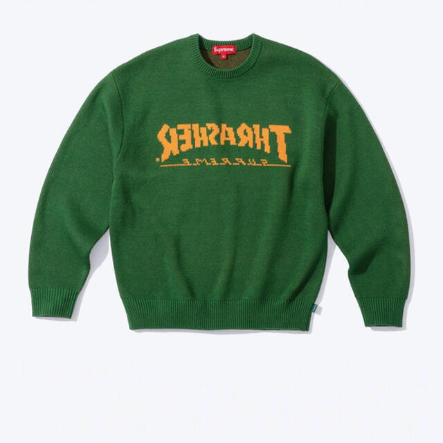新品 L  Green Supreme Thrasher Sweater