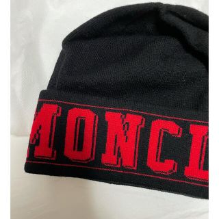 モンクレール(MONCLER)の美品　MONCLER モンクレール　ニット帽　(ニット帽/ビーニー)