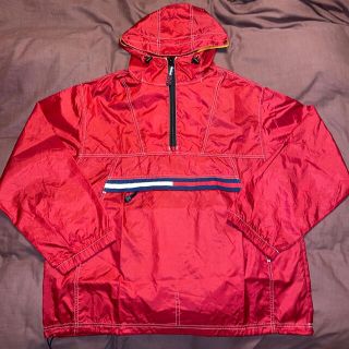 トミーヒルフィガー(TOMMY HILFIGER)の90sTOMMY HILFIGERトミーヒルフィガー ナイロンアノラックパーカー(ナイロンジャケット)