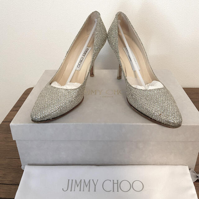 JIMMY CHOO パンプス 36サイズ グリッター 23cm ジミーチュウ