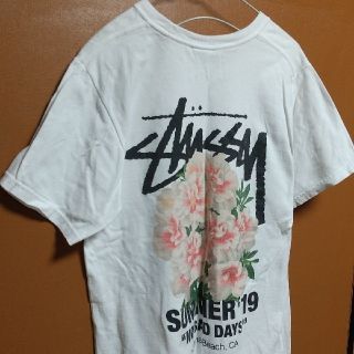 ステューシー(STUSSY)のSTUSSY　フラワー  T シャツ   バラ(Tシャツ/カットソー(半袖/袖なし))