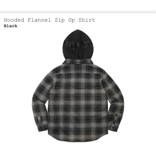 Supreme(シュプリーム)のSupreme Hooded Flannel Zip Up Shirt Mサイズ メンズのトップス(シャツ)の商品写真