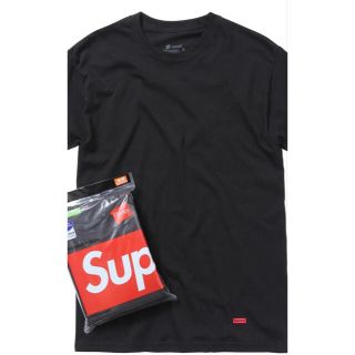 シュプリーム(Supreme)のSupreme シュプリーム 半袖　Hanes Tシャツ ブラック S 1着(Tシャツ/カットソー(半袖/袖なし))