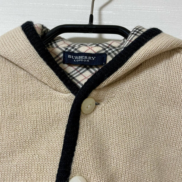 BURBERRY(バーバリー)のバーバリー　ベビーポンチョ　チェック柄　ケープ　ノバチェック キッズ/ベビー/マタニティのベビー服(~85cm)(ジャケット/コート)の商品写真