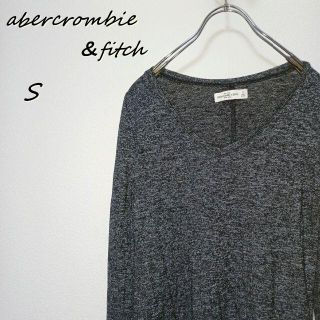 abercrombie＆fitch ユニセックス トップス 無地 グレー系 S(Tシャツ/カットソー(七分/長袖))