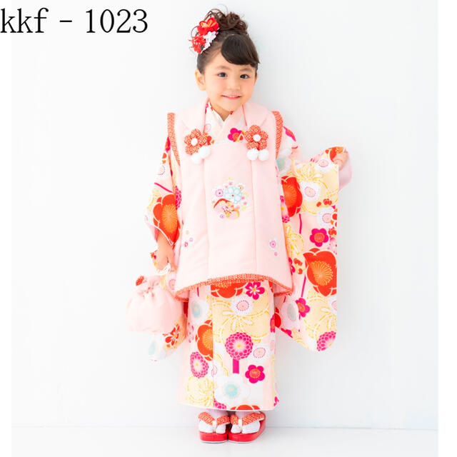 七五三　3歳　着物　小町 キッズ/ベビー/マタニティのキッズ服女の子用(90cm~)(和服/着物)の商品写真