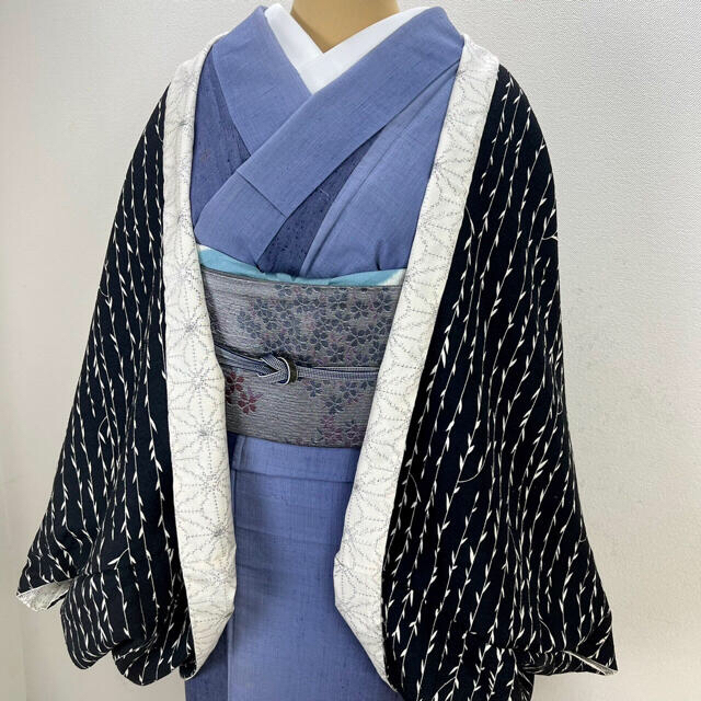 山茶花 【モモンガコート】着物 マーガレット k36