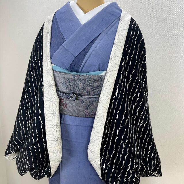 山茶花 【モモンガコート】着物　マーガレット　k36 レディースの水着/浴衣(着物)の商品写真