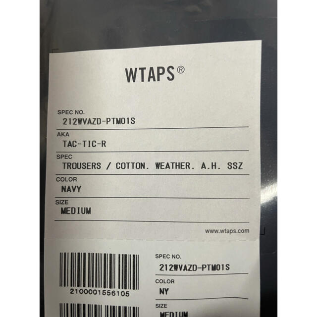 W)taps(ダブルタップス)のwtaps ssz A.H. TAC-TIC-R TROUSERS メンズのパンツ(ワークパンツ/カーゴパンツ)の商品写真