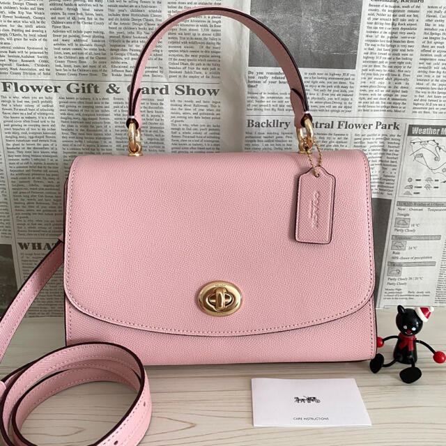 新品 COACH コーチ 2way ショルダーバッグ ハンドバッグ ピンク | フリマアプリ ラクマ ショッピング大特価 サッチェル COACH【中古】ハットン 89075 2way バッグ ブラック ハンドバッグ
