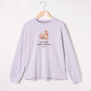 メゾピアノジュニア(mezzo piano junior)のメゾピアノ新品新作タグ付き２匹のこねこ長袖Tシャツ160(Tシャツ/カットソー)