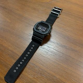 ジーショック(G-SHOCK)のGSHOCK DW-5600BBN 動作正常(腕時計(デジタル))