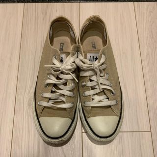 コンバース(CONVERSE)のコンバーススニーカー　ベージュ　24cm(スニーカー)