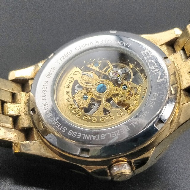 ELGIN(エルジン)の美品★ELGINエルジン★アンティーク ビンテージ メンズ腕時計 自動巻き メンズの時計(腕時計(アナログ))の商品写真