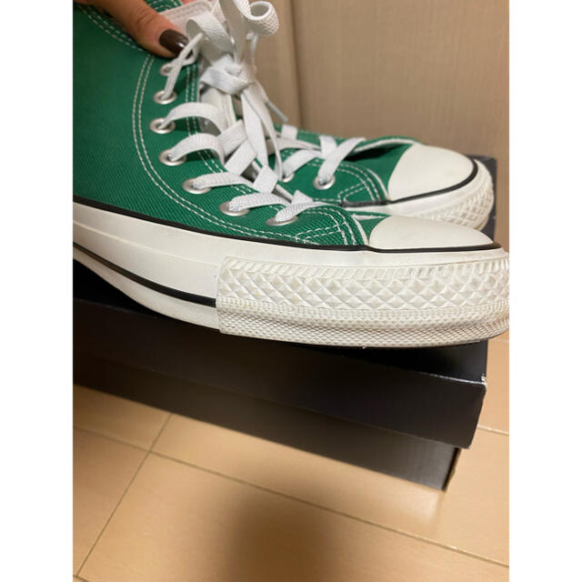 CONVERSE(コンバース)のmako ちこ様専用　コンバース　グリーン　緑　converse green レディースの靴/シューズ(スニーカー)の商品写真