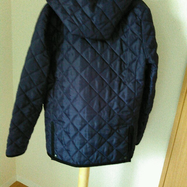 ネイビーパープルのキルティングコート レディースのジャケット/アウター(ナイロンジャケット)の商品写真