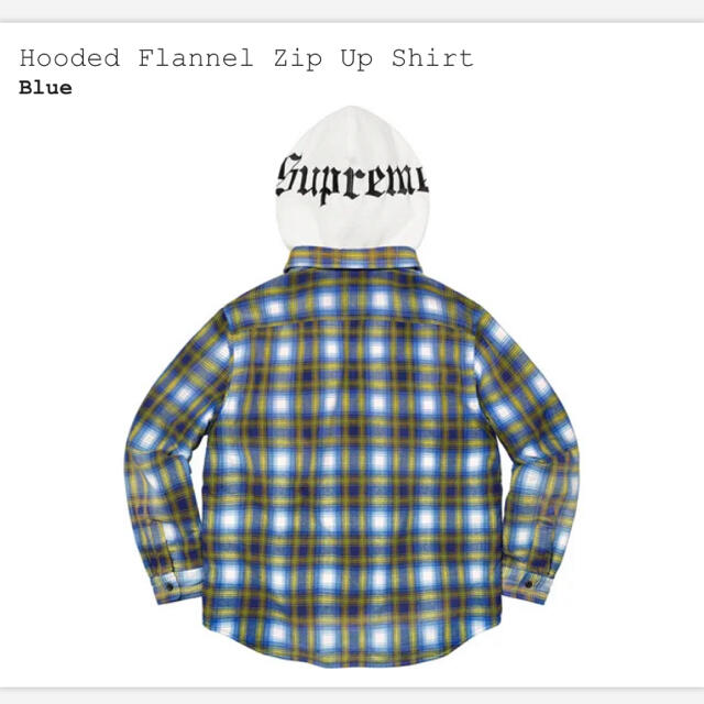 Supreme Hooded Flannel Zip Up Shirt XL 2