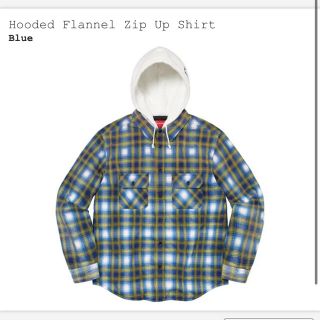 シュプリーム(Supreme)のSupreme Hooded Flannel Zip Up Shirt XL(シャツ)