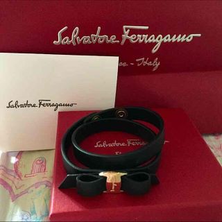 サルヴァトーレフェラガモ(Salvatore Ferragamo)のヴァラリボンレザーブレス(ブレスレット/バングル)