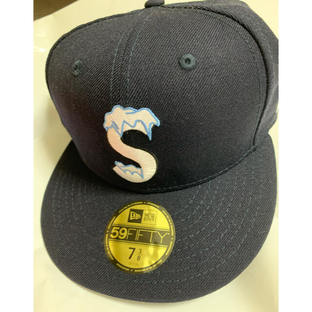 supreme new era cap キャップ　20FW Sロゴ　7 3/8