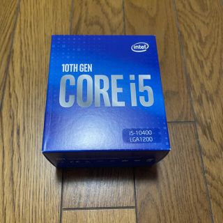 イッツインターナショナル(I.T.'S.international)のInter i5 10400 box，新品未開封。 (PCパーツ)